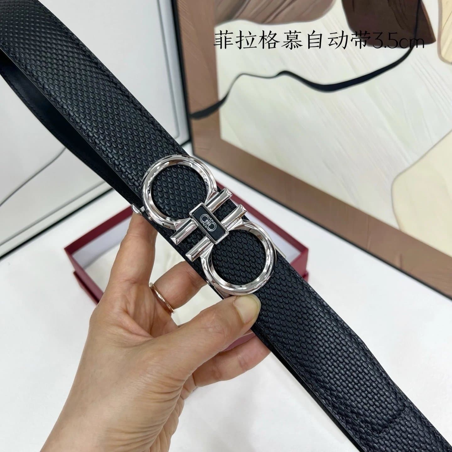 Ferragamo Gancini Automatic Belt 3.5cm