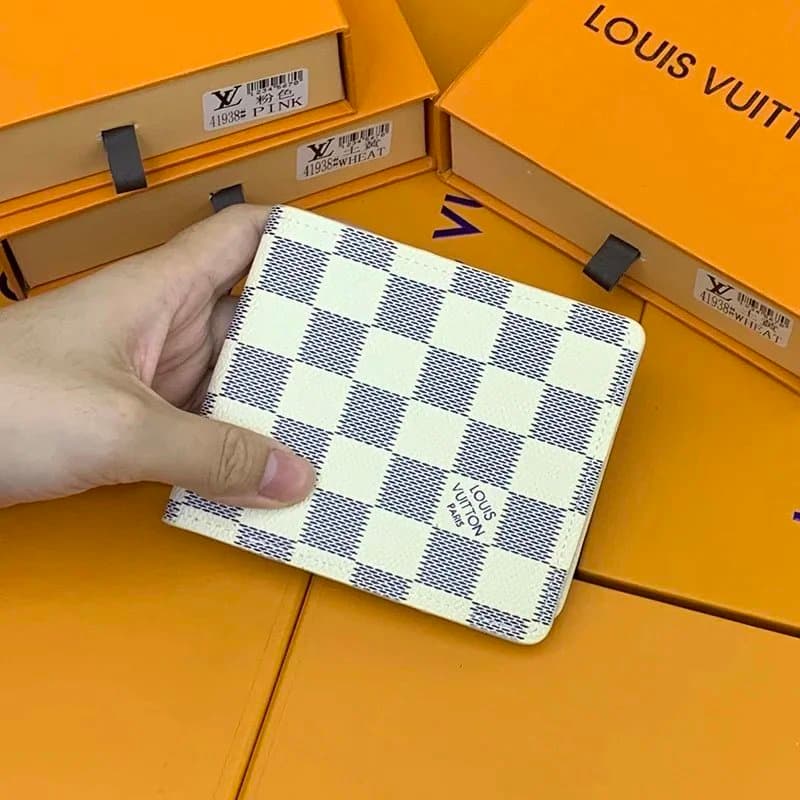 Louis Vuitton Damier Azur Wallet Checkerboard