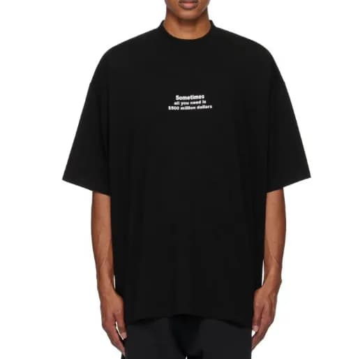 Graphic T-Shirt No Posts Yet — V59 black