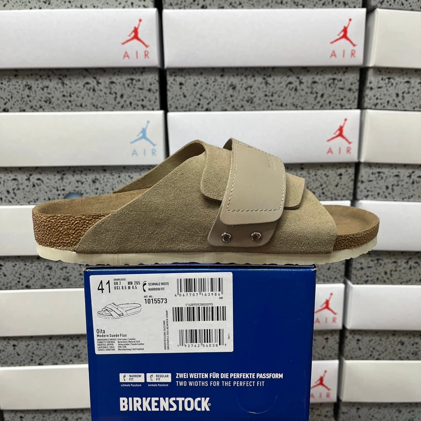 Birkenstock Oita Modern Suede Flax Suede