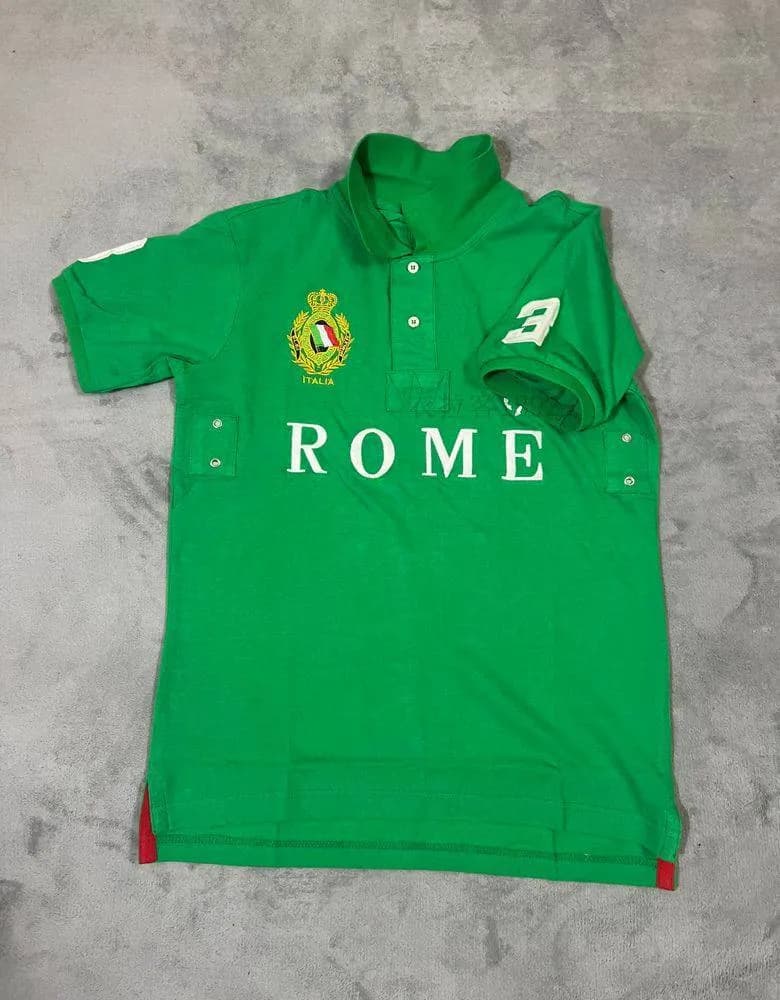 Balmain Polo Shirt Rome Logo