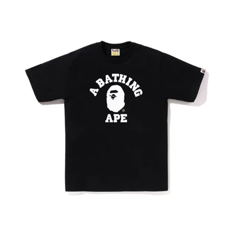 BAPE Zipper Tee Shark Face Print — 墨绿色 1016黑色