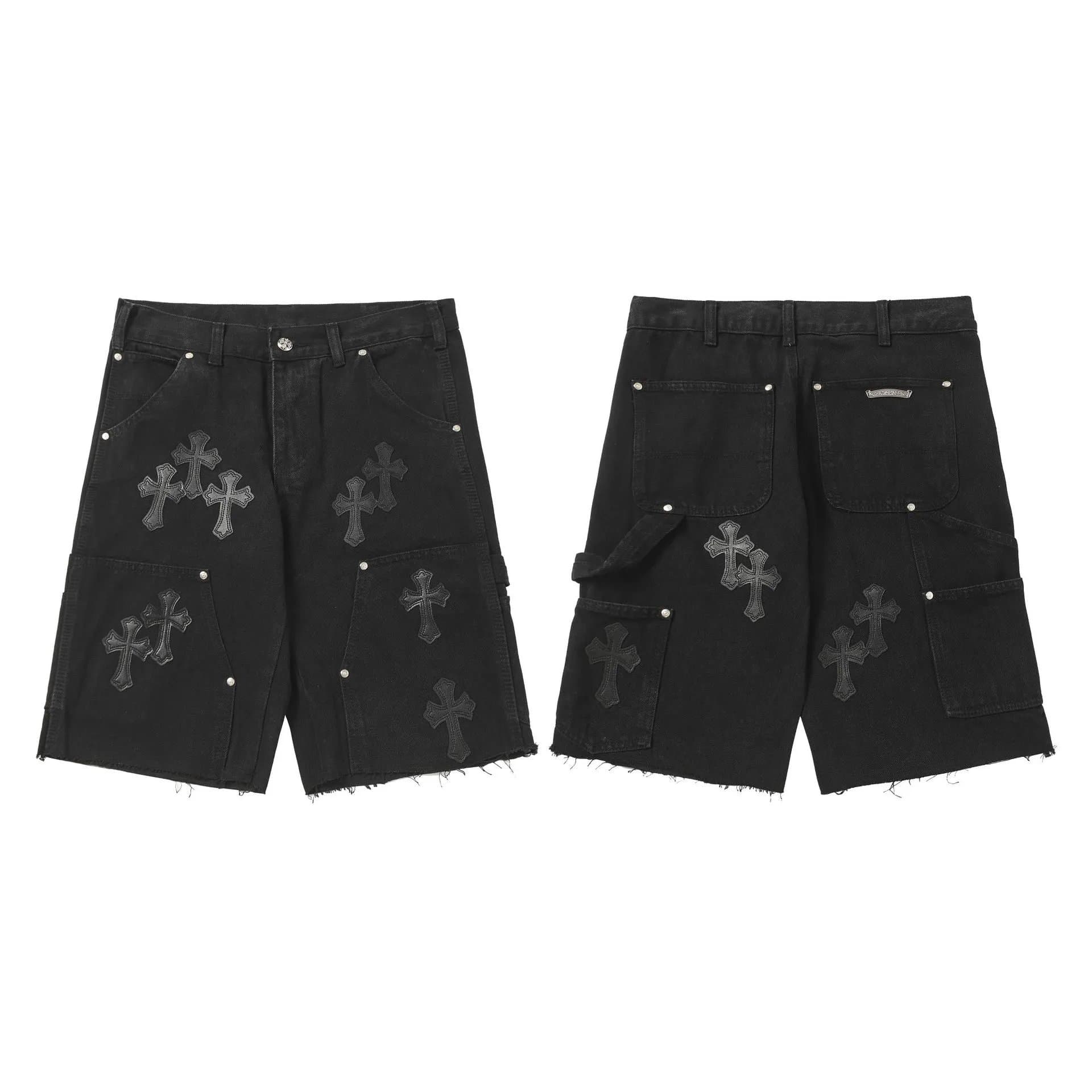 Chrome Hearts Cargo Shorts Cross Embroidery
