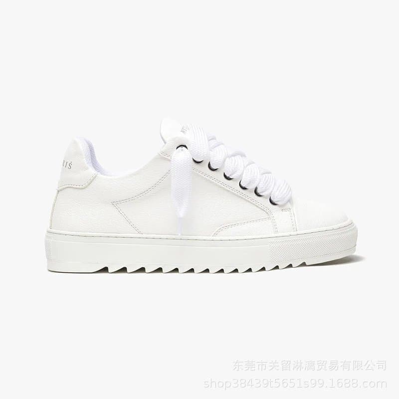 Nike Dunk Low Black White — 乳白皮革