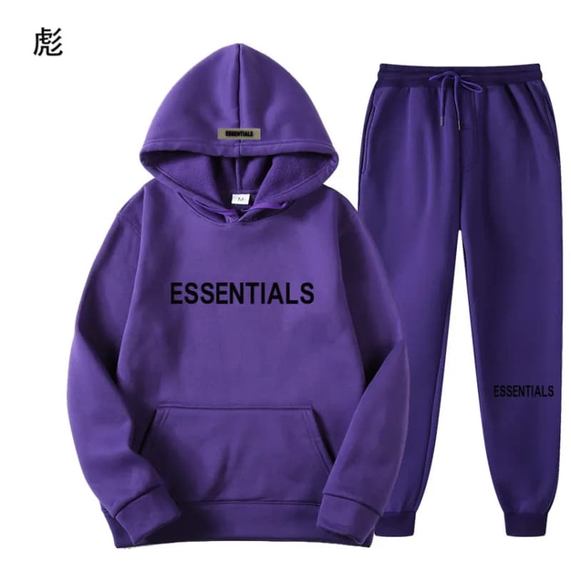 Fear of God Essentials Hoodie and Joggers Set Essentials Logo — 29