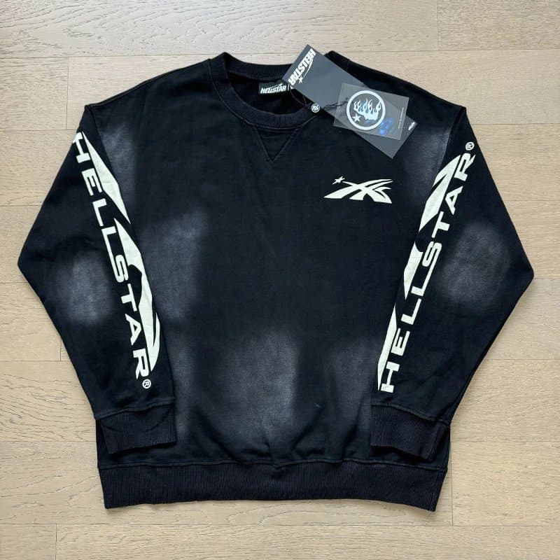 Hellstar Crewneck Sweatshirt Logo Sleeve