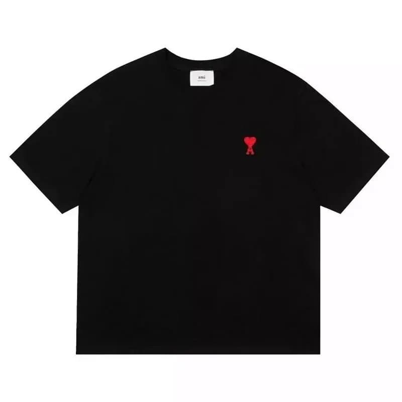AMI Paris T-Shirt Heart Logo Patch — 33*Top quality