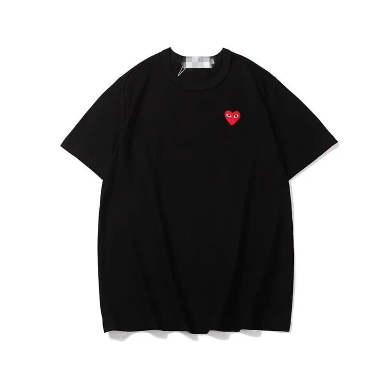 Comme des Garçons Heart Tee Red Heart Splatter — 【CJ 小红】 黑色
