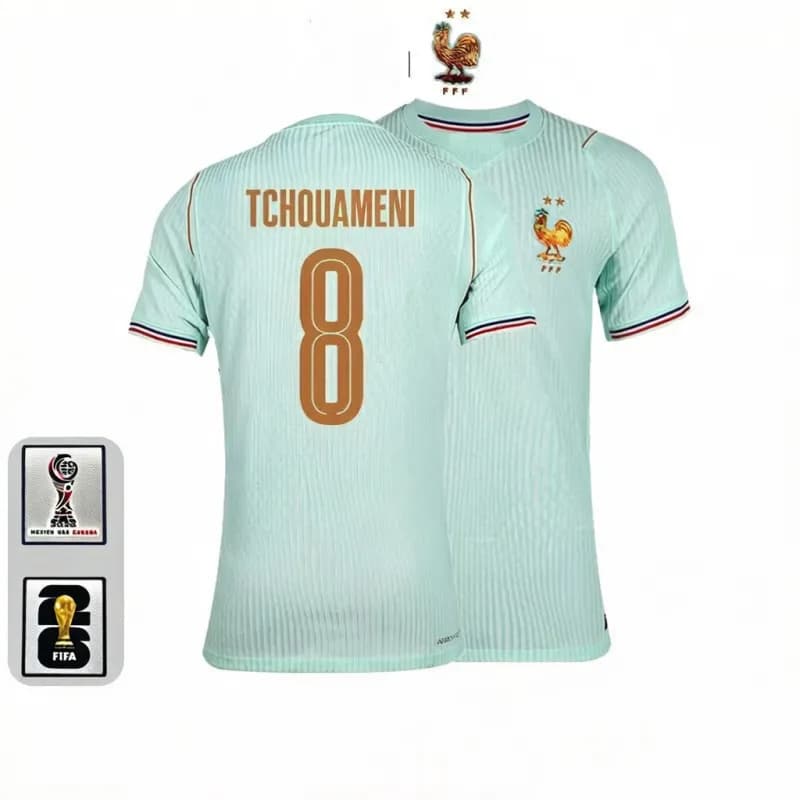 Nike France 2022 World Cup Away Jersey Tchouaméni #8