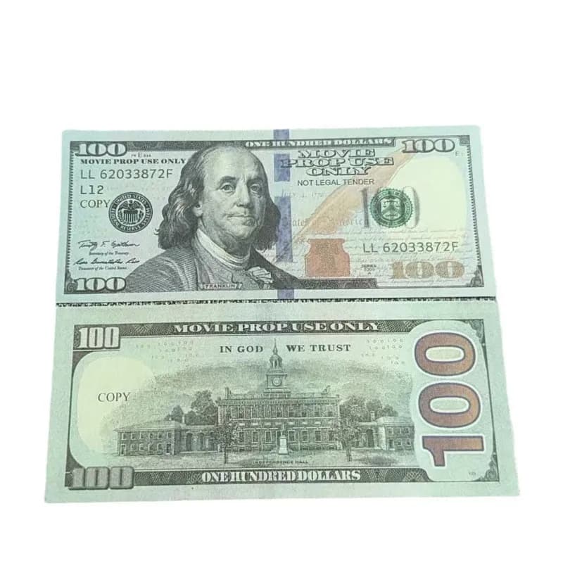 Ten Pound Note Play Money Copy — 美元-100面值一包100张