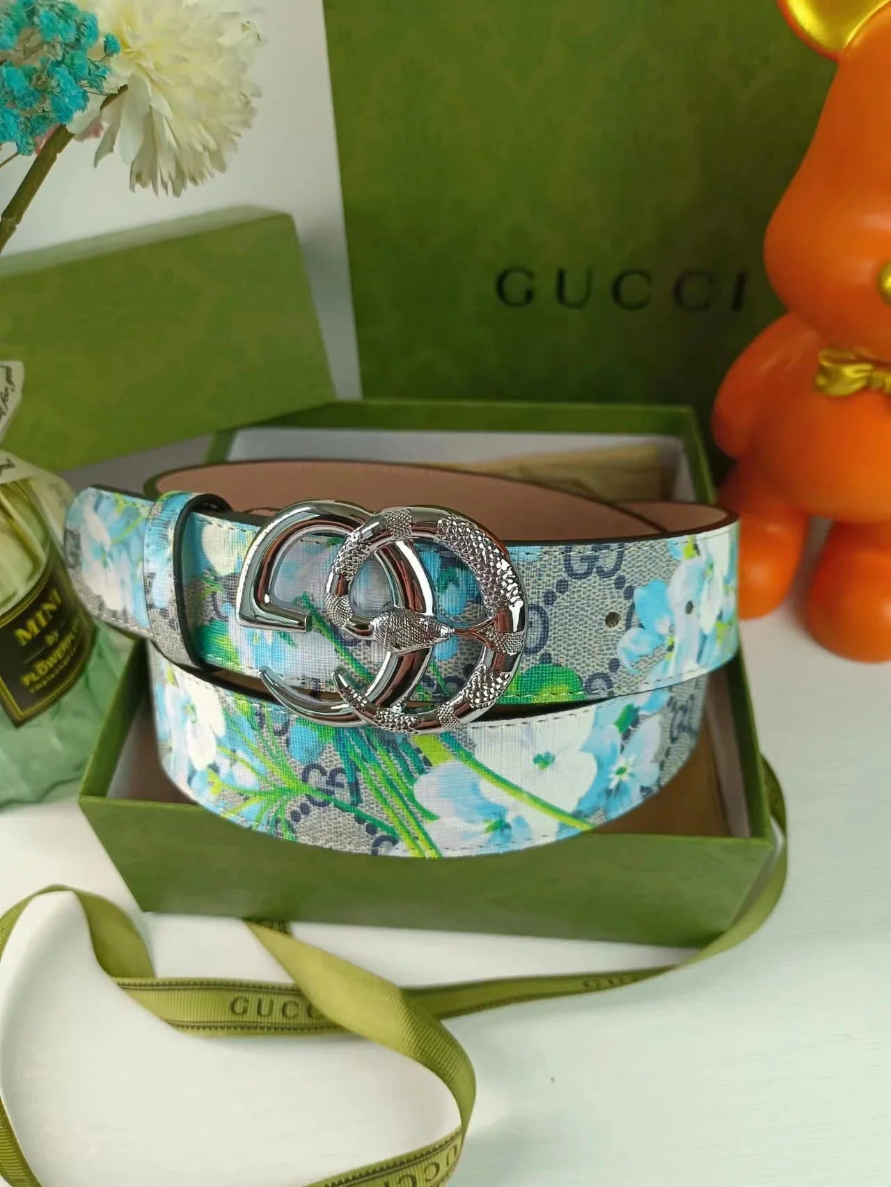 Gucci Horsebit 1955 Belt GG Buckle — 12