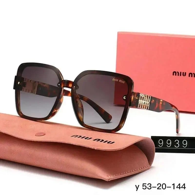 Miu Miu Square Sunglasses Tortoiseshell