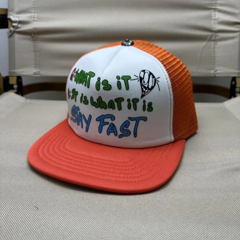 Palace Trucker Cap What Is It Stay Fast