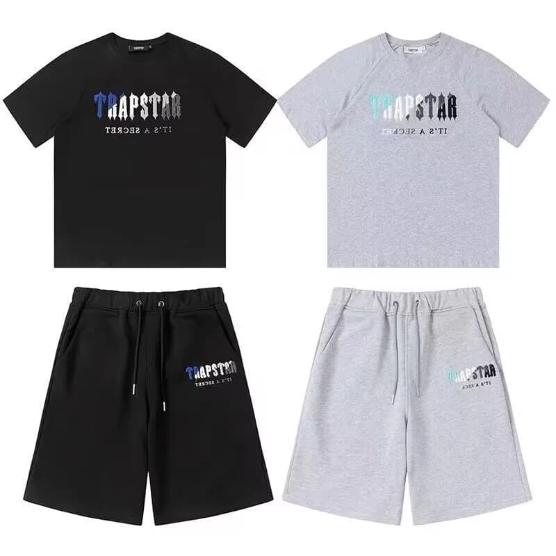 T-Shirt & Shorts Set Trapstar Logo Print