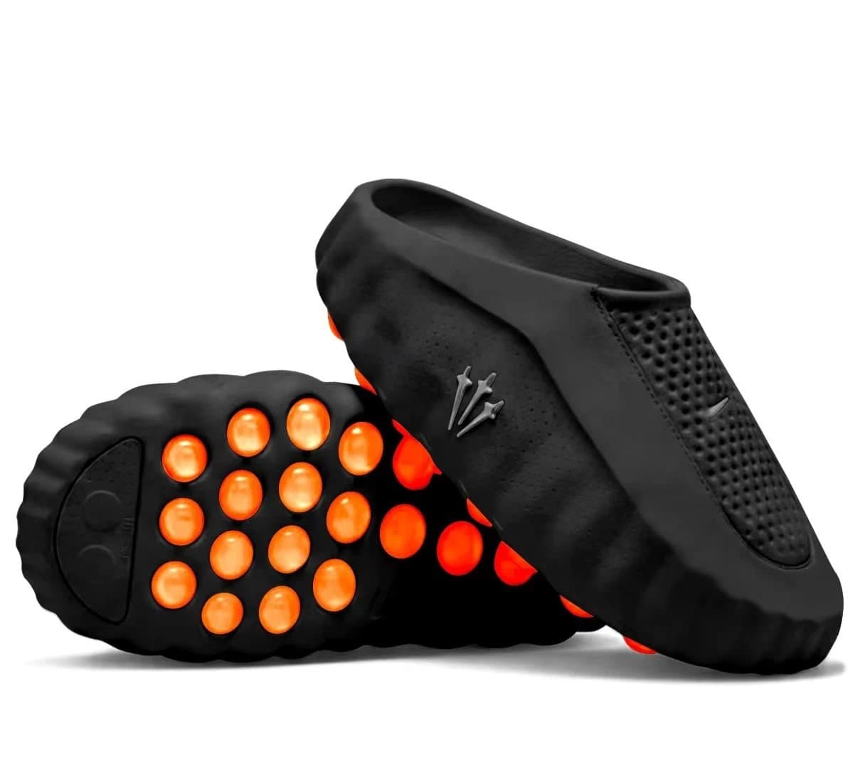 Sp5der Slipper Black Orange