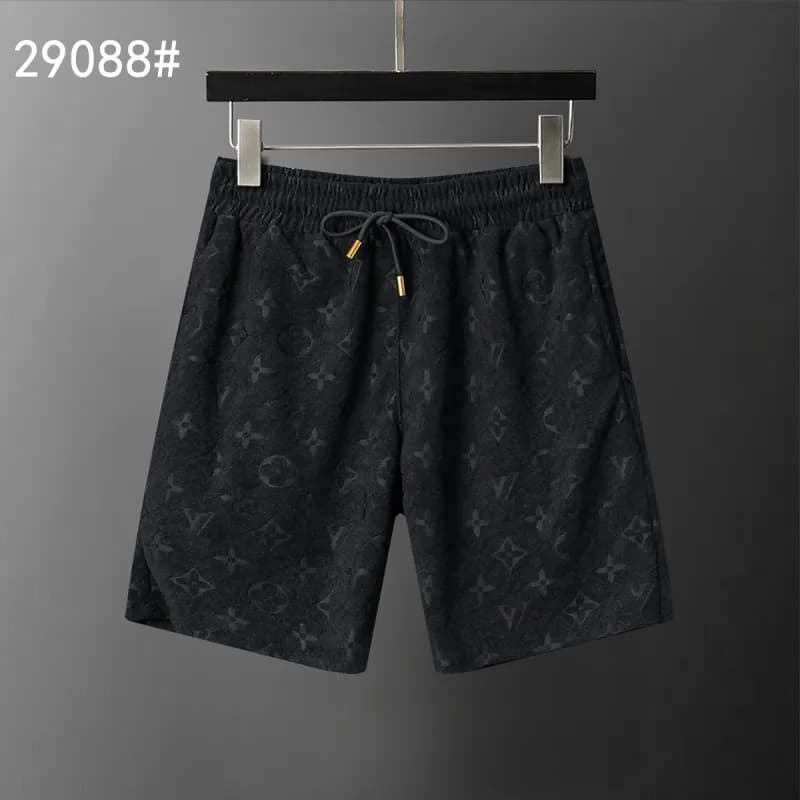 Balenciaga Printed Shorts Geometric Logo Pattern — 29088黑色