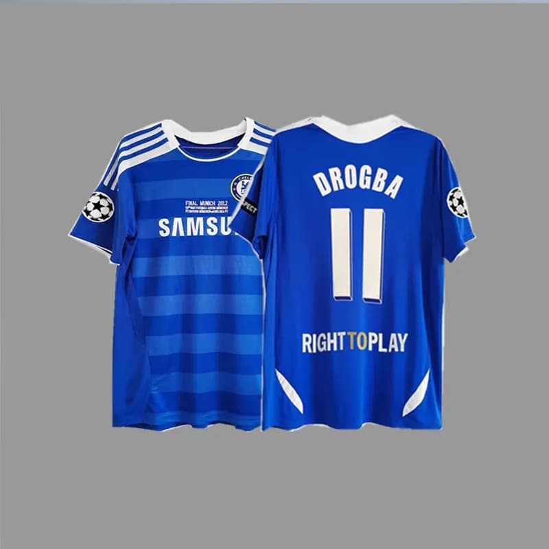 Adidas Chelsea FC 2012 Champions League Final Jersey Drogba #11