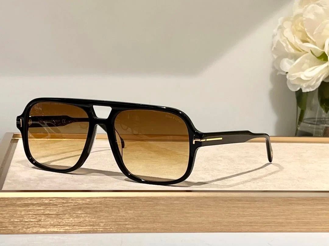 Tom Ford Aviator Sunglasses Tortoiseshell Frame — 8
