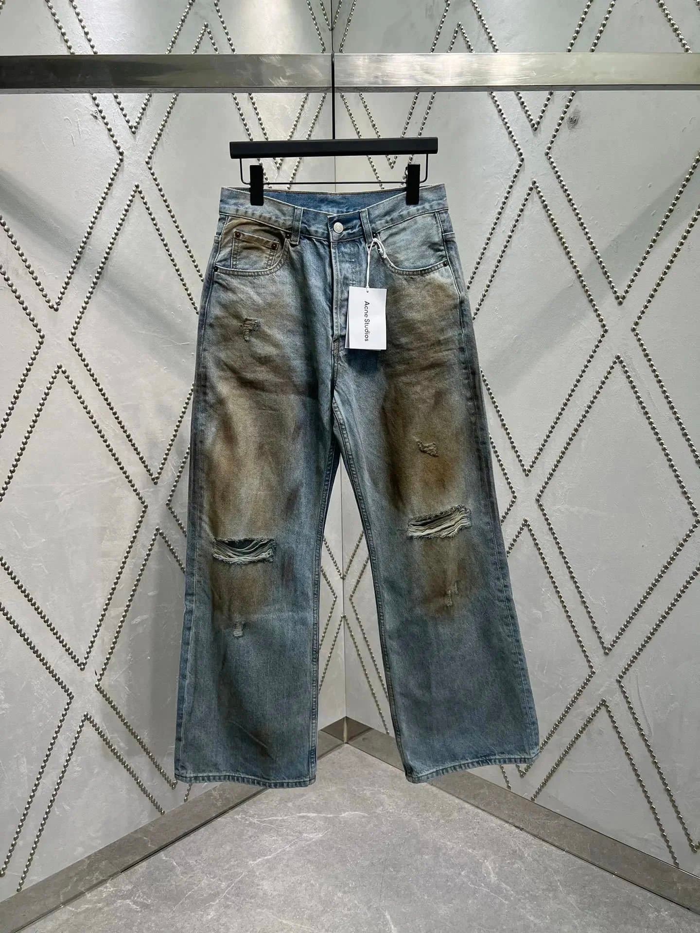 Dior B22 Jeans Leopard Lightning Patch — 020