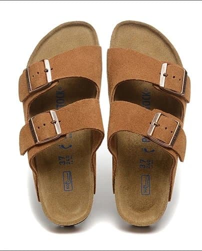 Birkenstock Boston Shearling Lined — DC版本 勃肯 · 拖鞋栗色绒面