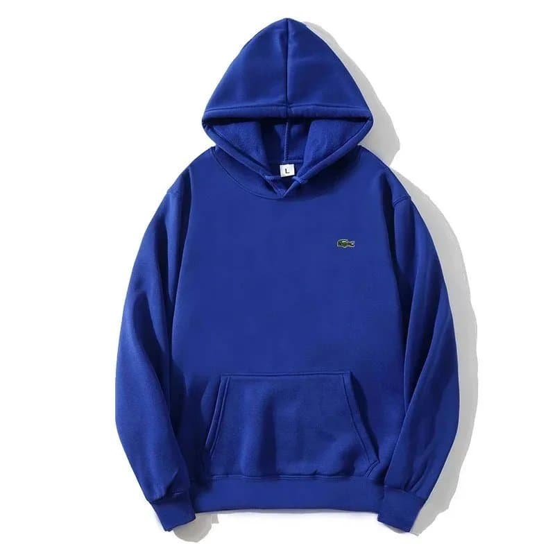 Lacoste Hooded Sweatshirt Solid Purple — EY014