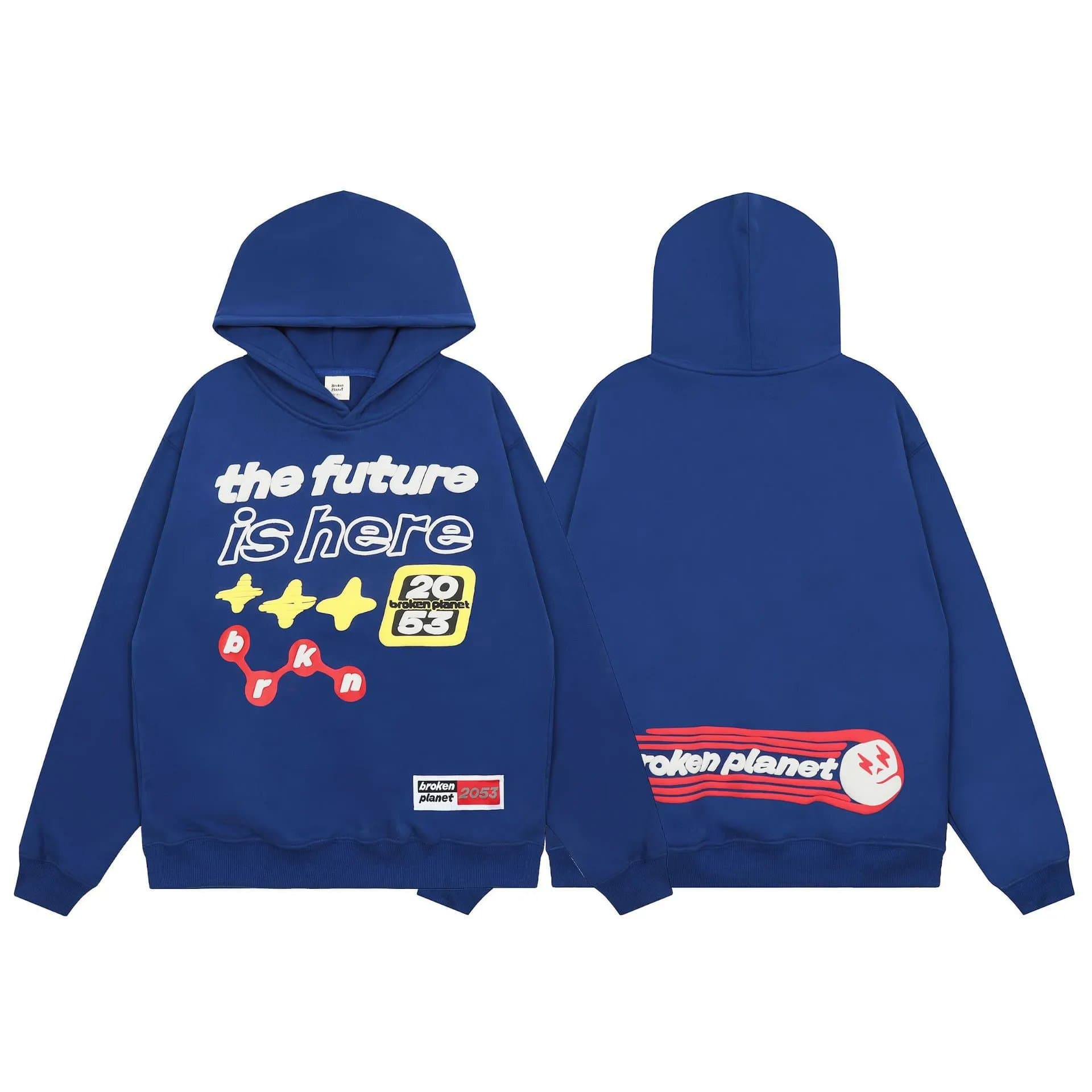 Fear of God Essentials Hoodie Lost in Space Graphic — bp-H226 Blue
