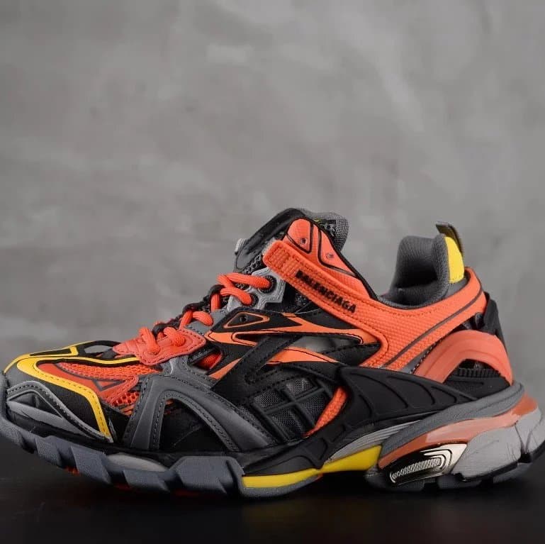 Balenciaga Triple S Orange Black Yellow