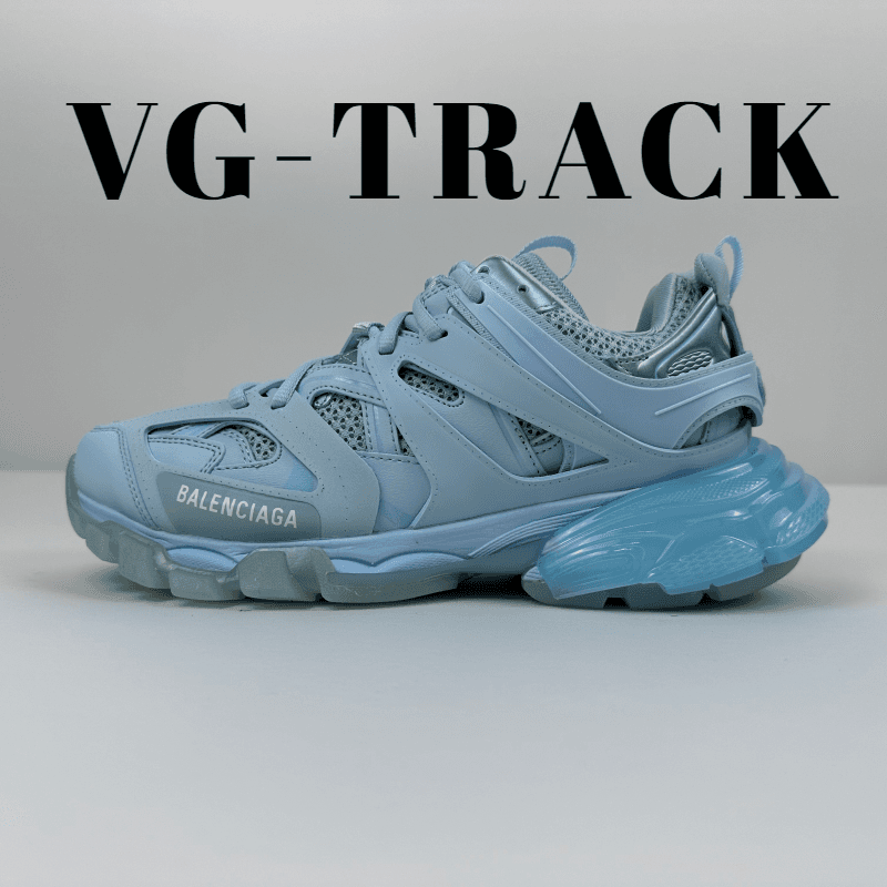 Balenciaga Track Trainer Silver Grey — 天蓝透明