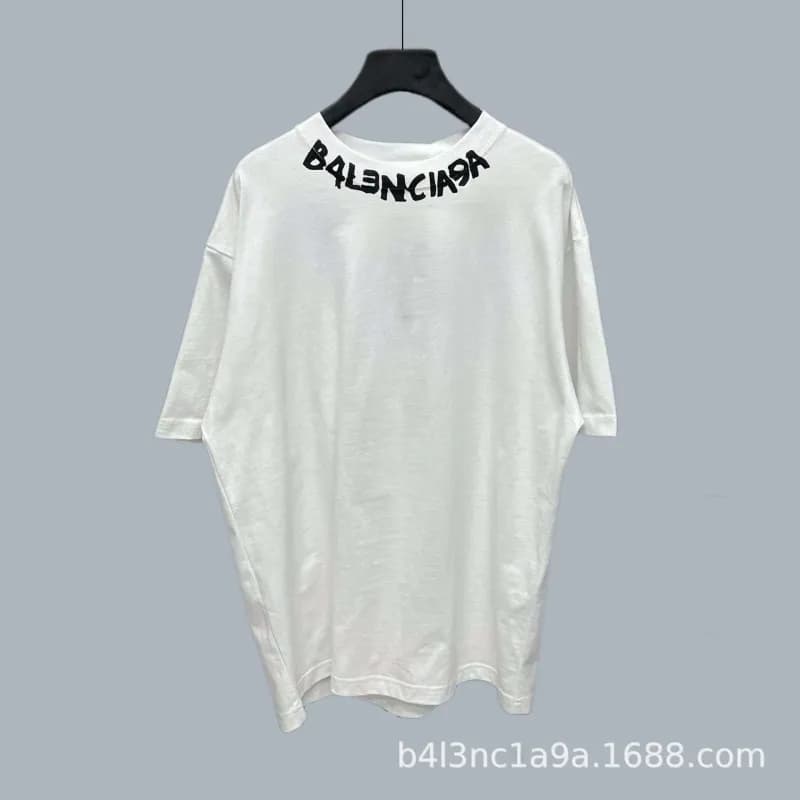 Balenciaga Logo T-Shirt Neck Logo
