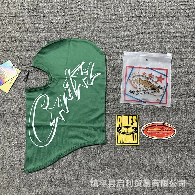 Corteiz Balaclava Cortez Logo — 001#Mask 面罩绿色