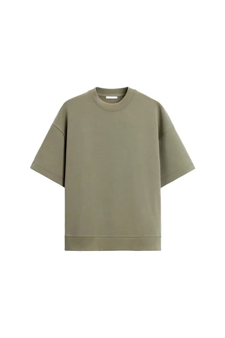 Oversized Crewneck Tee Solid