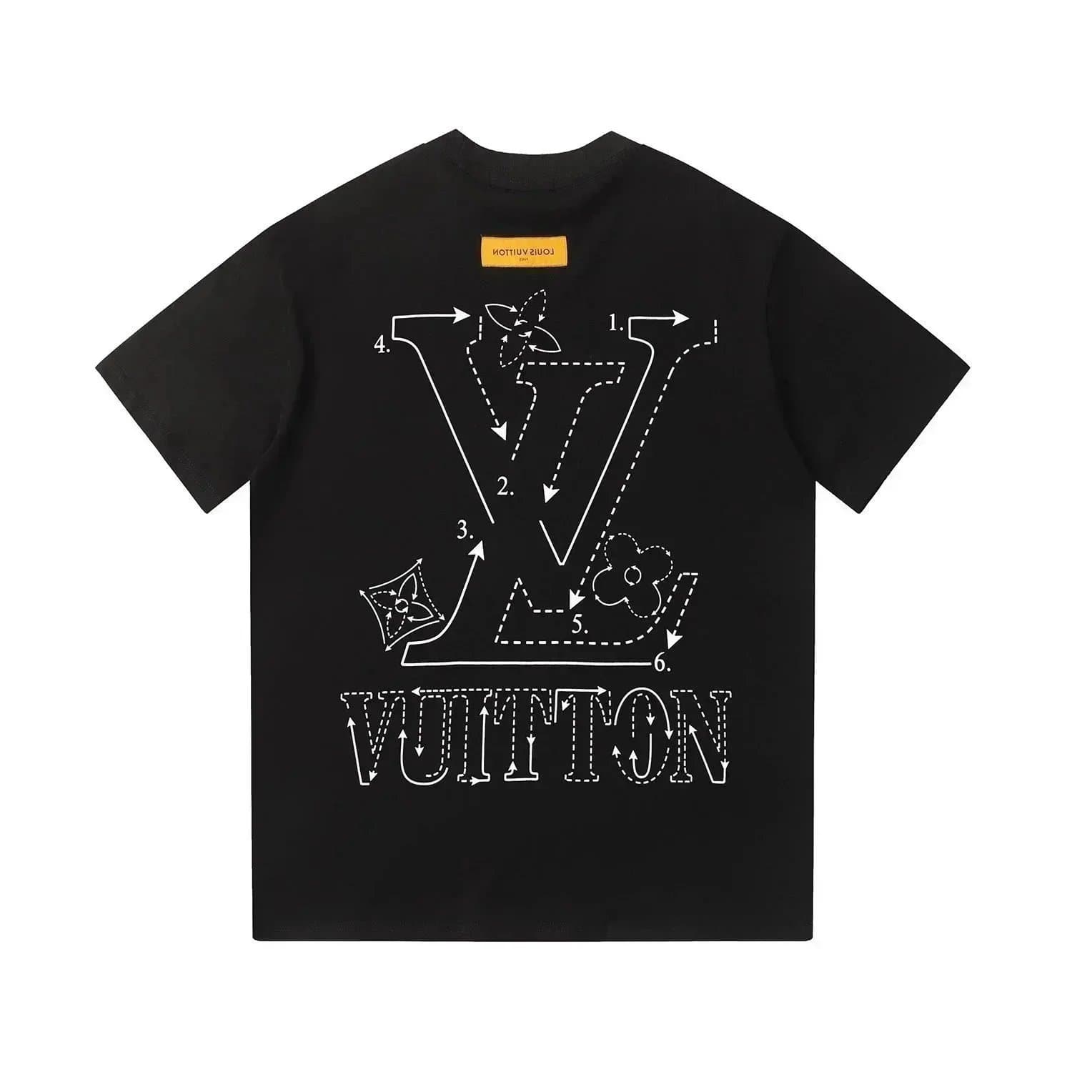 Louis Vuitton T-Shirt Script Logo — 010101007