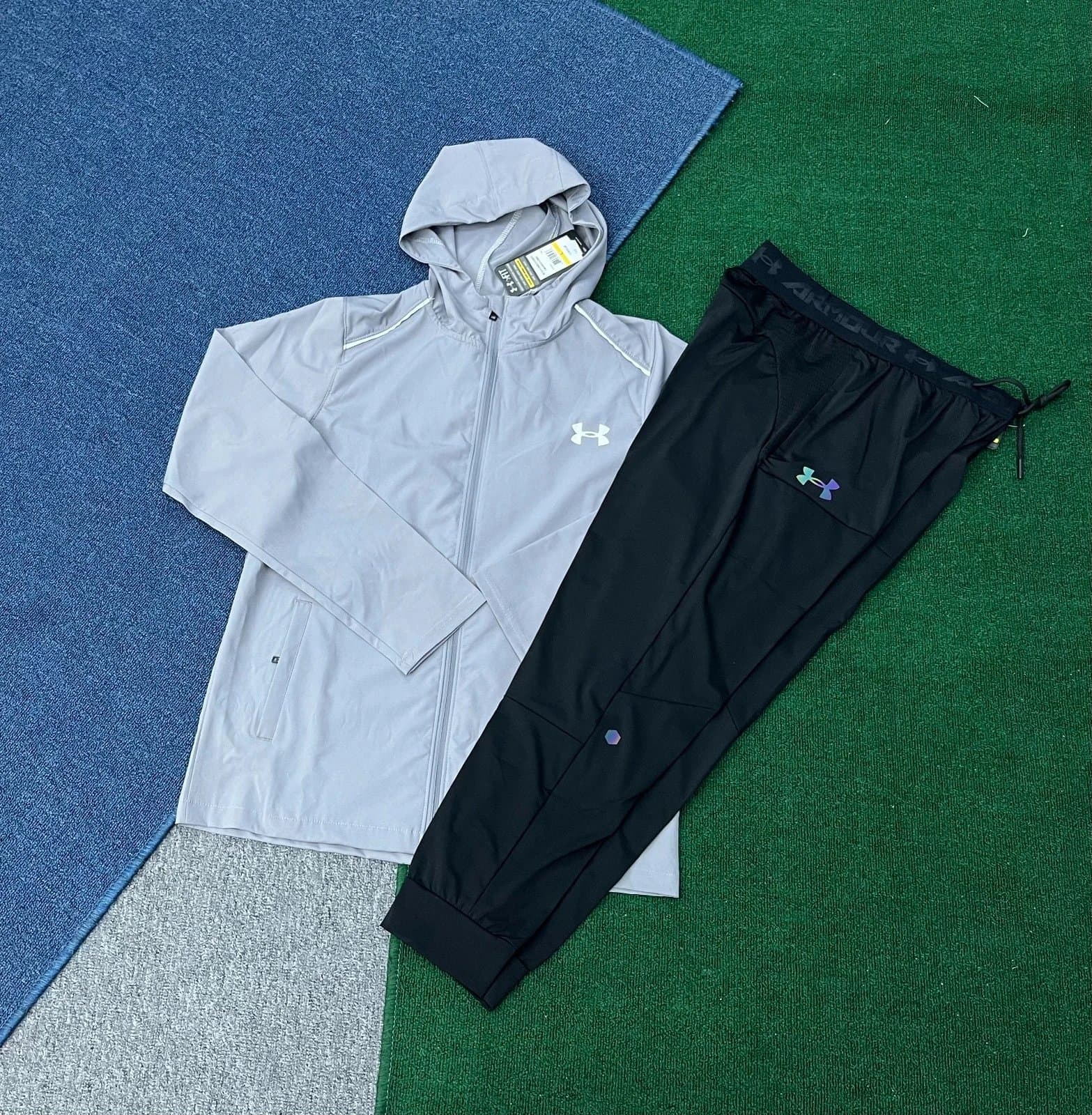 Under Armour Threadborne Long Sleeve Hex Mesh — 15（WhatsApp+86 15250578954）