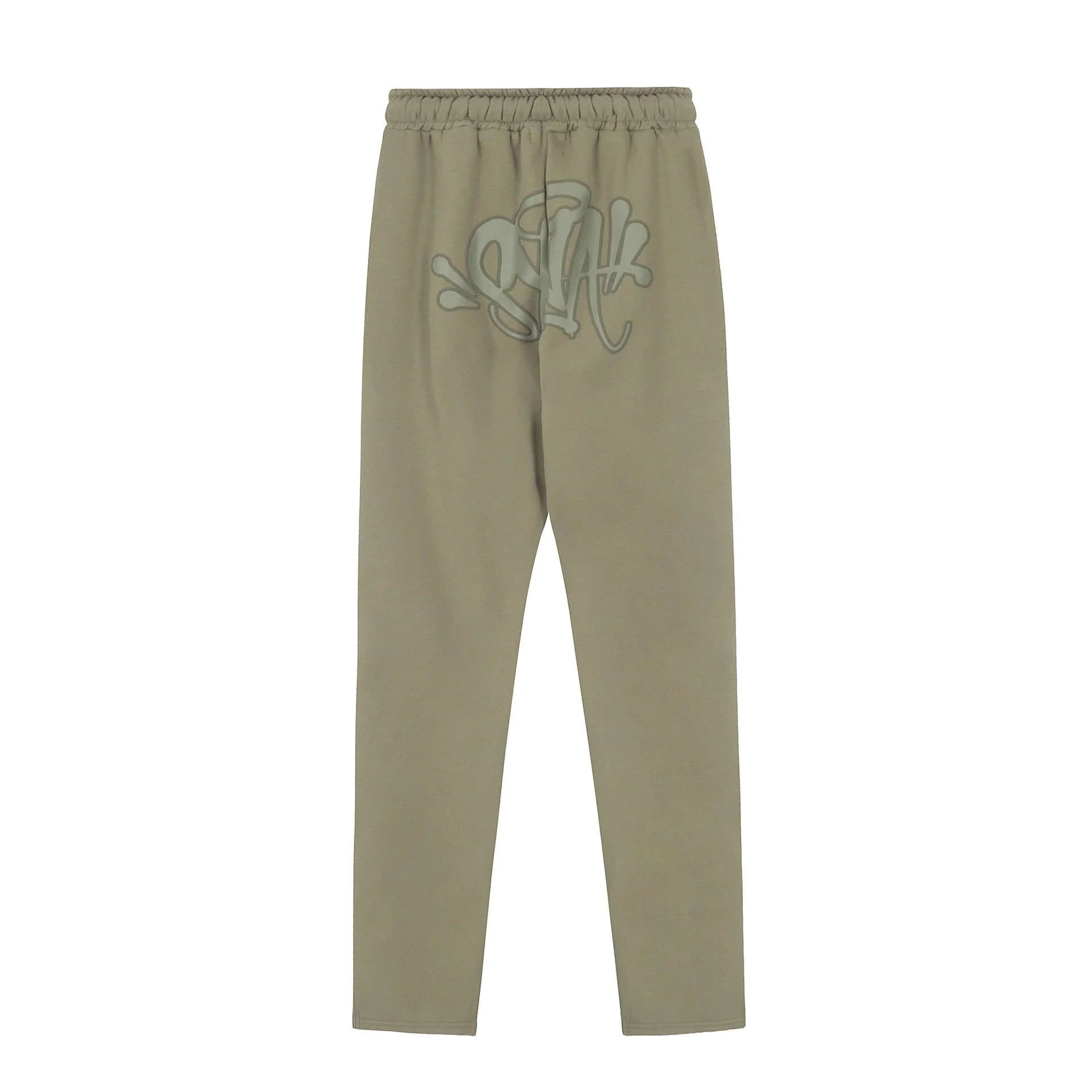 Travis Scott Shorts Set Graffiti Print — 军绿色长裤