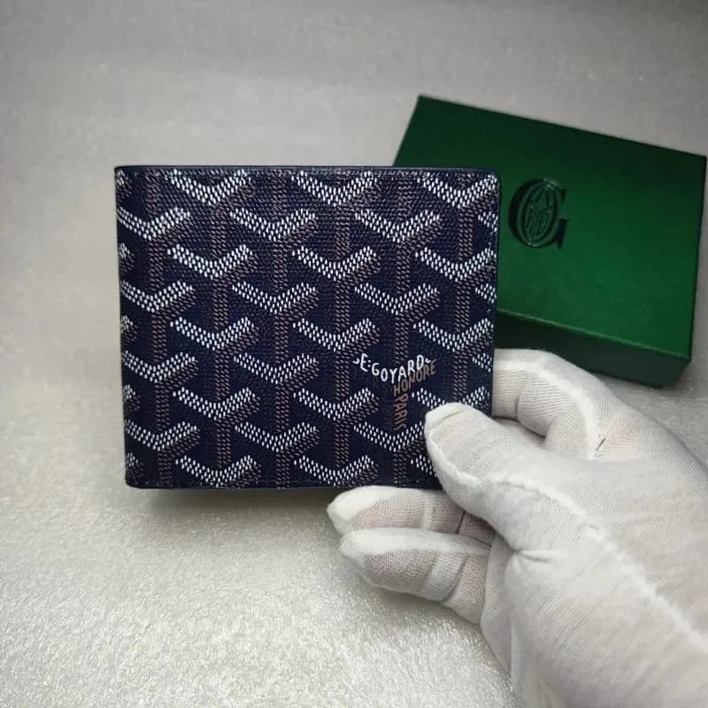 Goyard Saint Louis Bifold Wallet Chevron Pattern