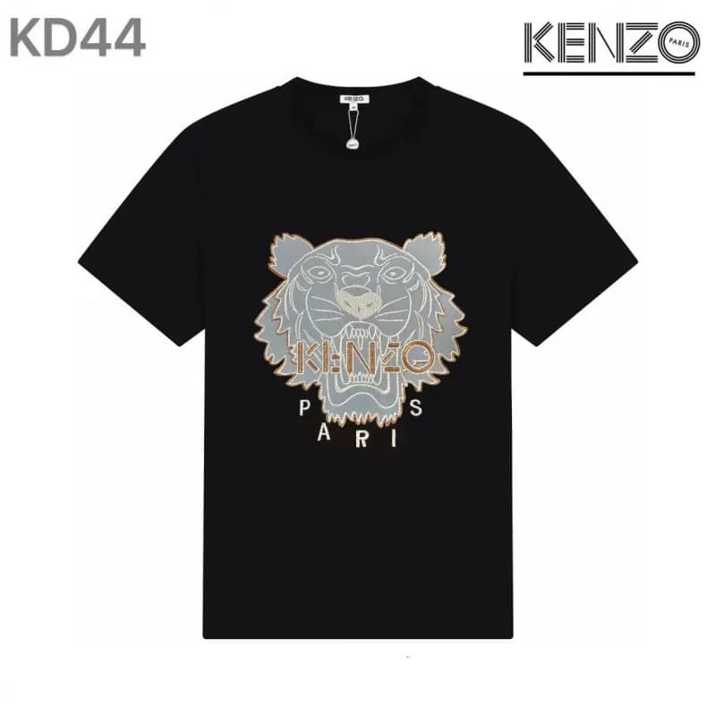 Kenzo Tiger Graphic Tee Embroidered Tiger — WF22黑T