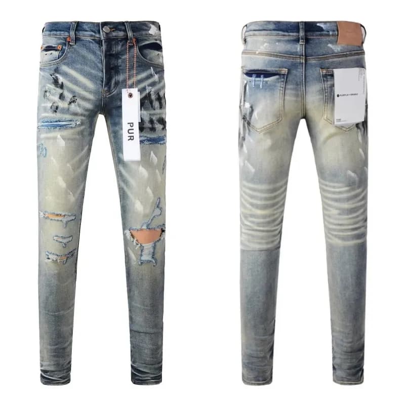 Straight-Leg Jeans Light Wash — N34高品质带标