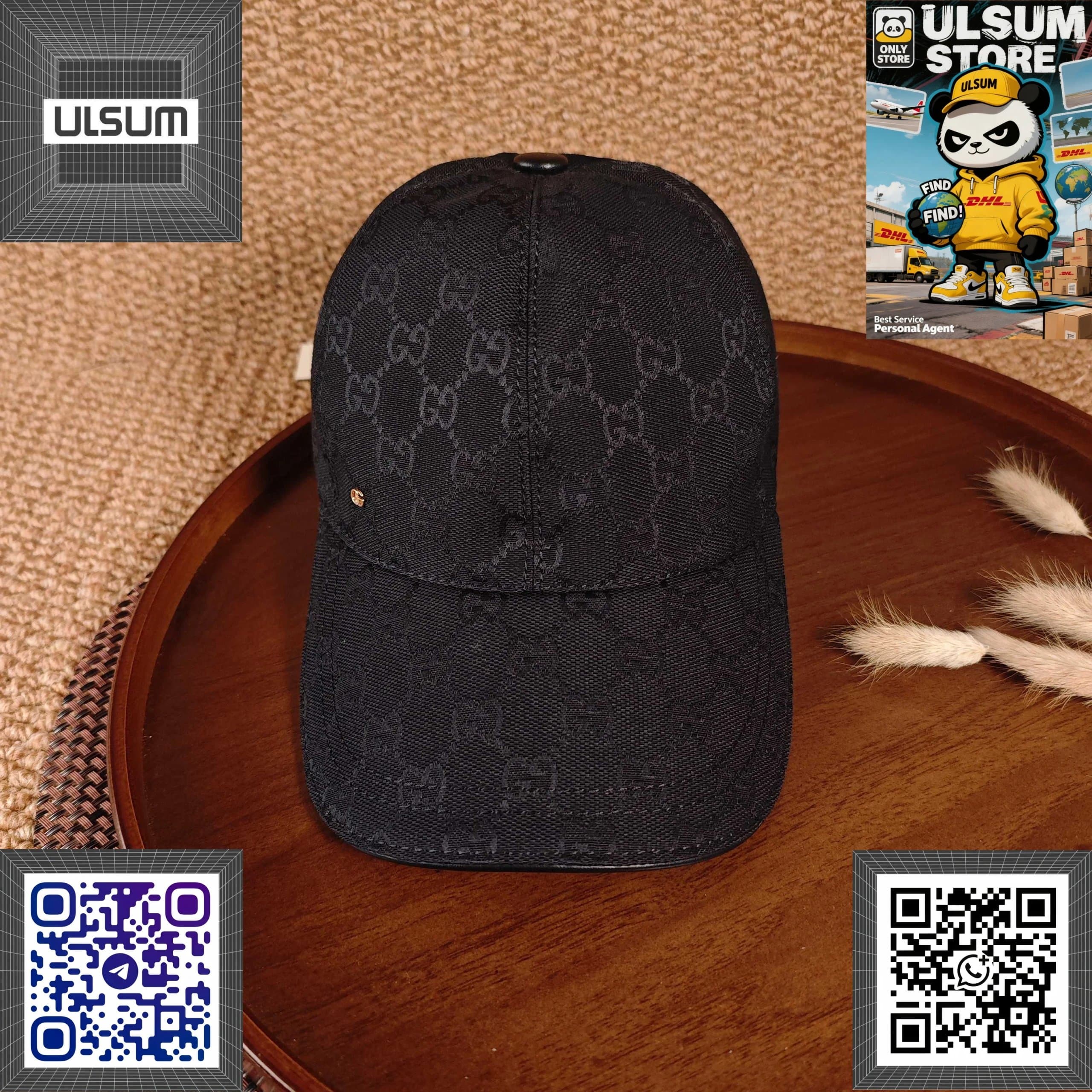 Gucci Baseball Cap GG Monogram Web Stripe — 28