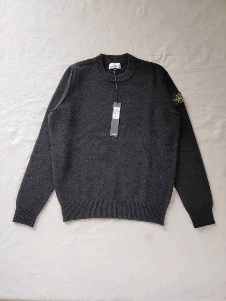 Stone Island Crewneck Sweater with Compass Patch