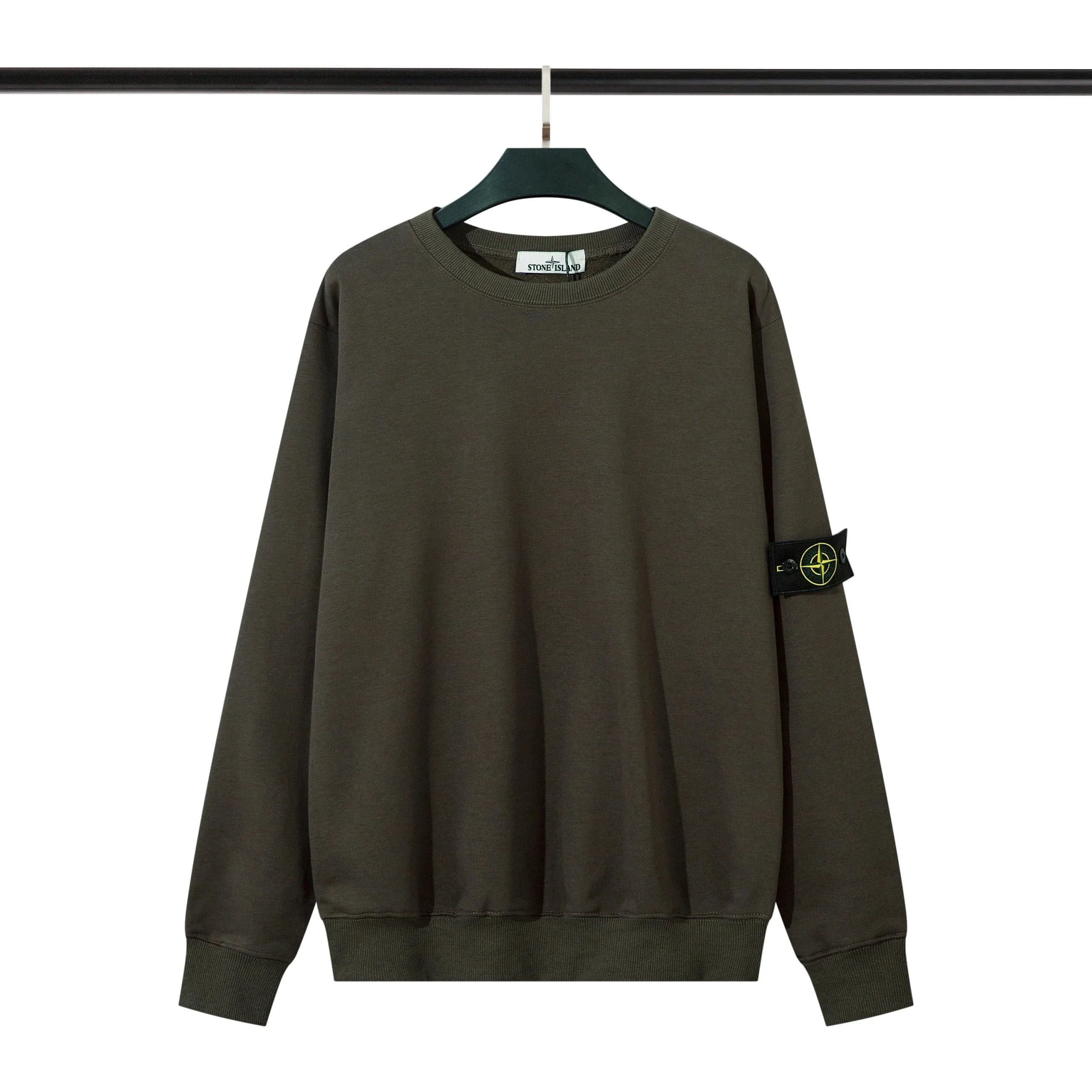 Stone Island Crewneck Sweatshirt Compass Patch — 36