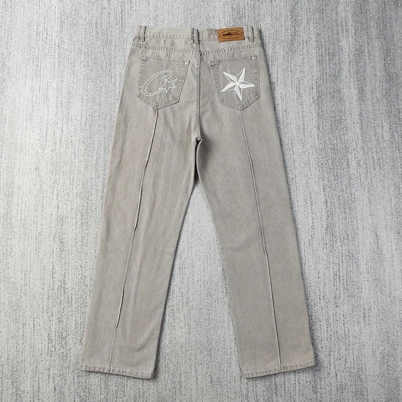 Travis Scott Logo Shorts Oval Logo — CR002灰