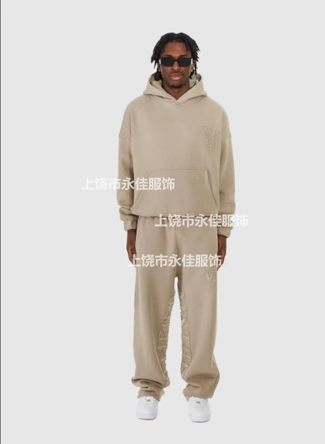 Versace Hooded Sweatshirt and Joggers Set Medusa Embroidery