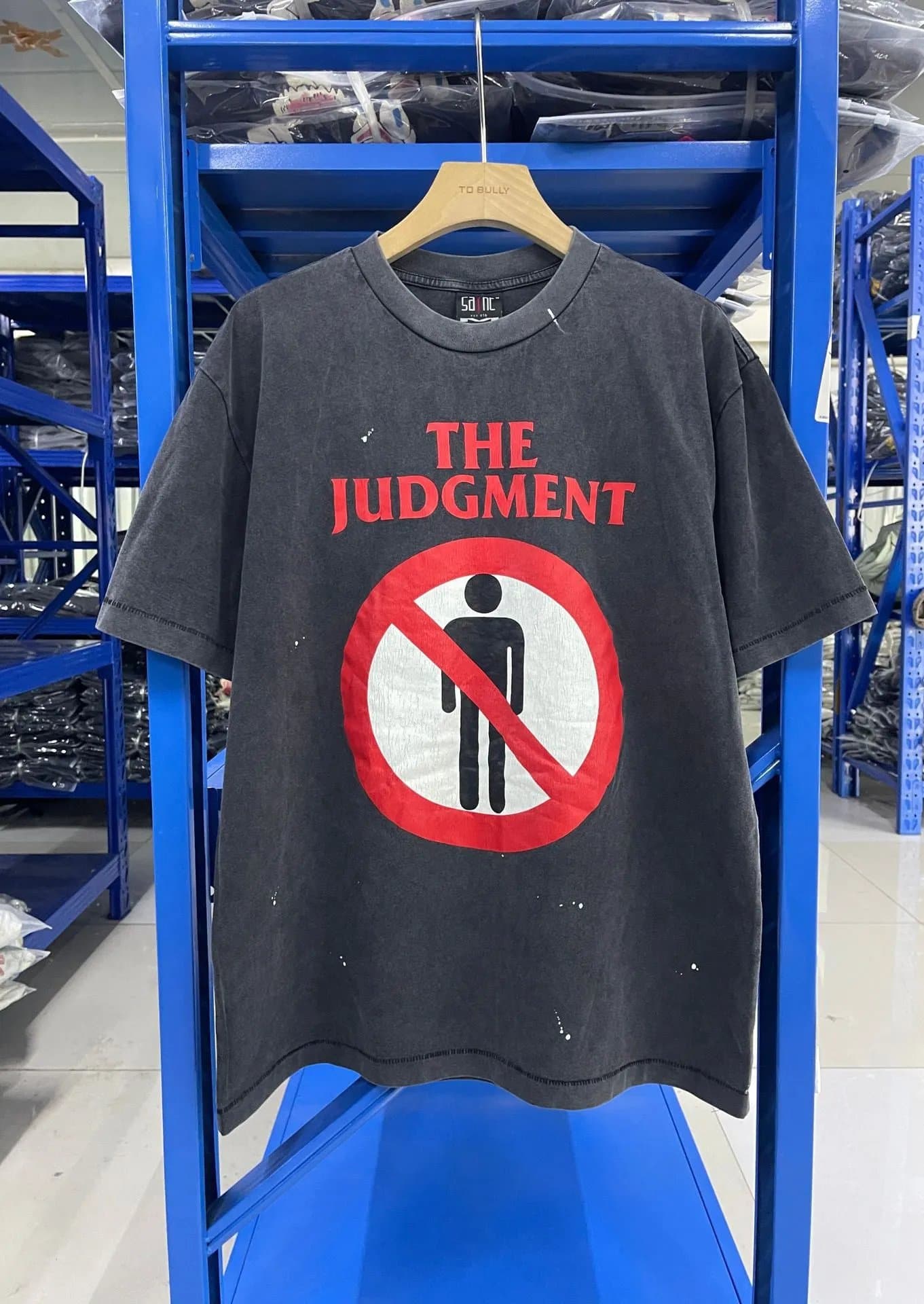 Saint Laurent Graphic T-Shirt Angel Flame Print — ST1007