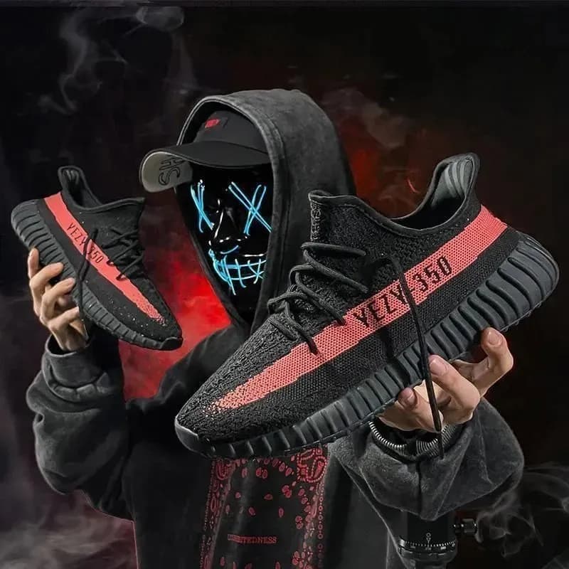 Yeezy Boost 350 V2 Zebra — 350-(黑红条)BY9612