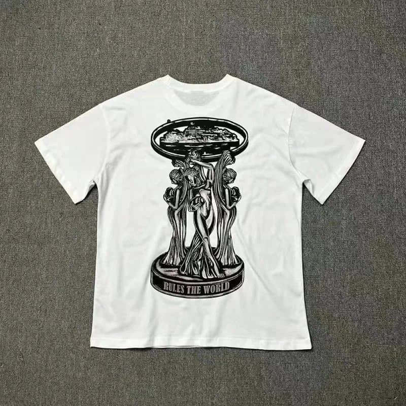 Corteiz Graphic Tee Corb Rules The — 35*Top quality