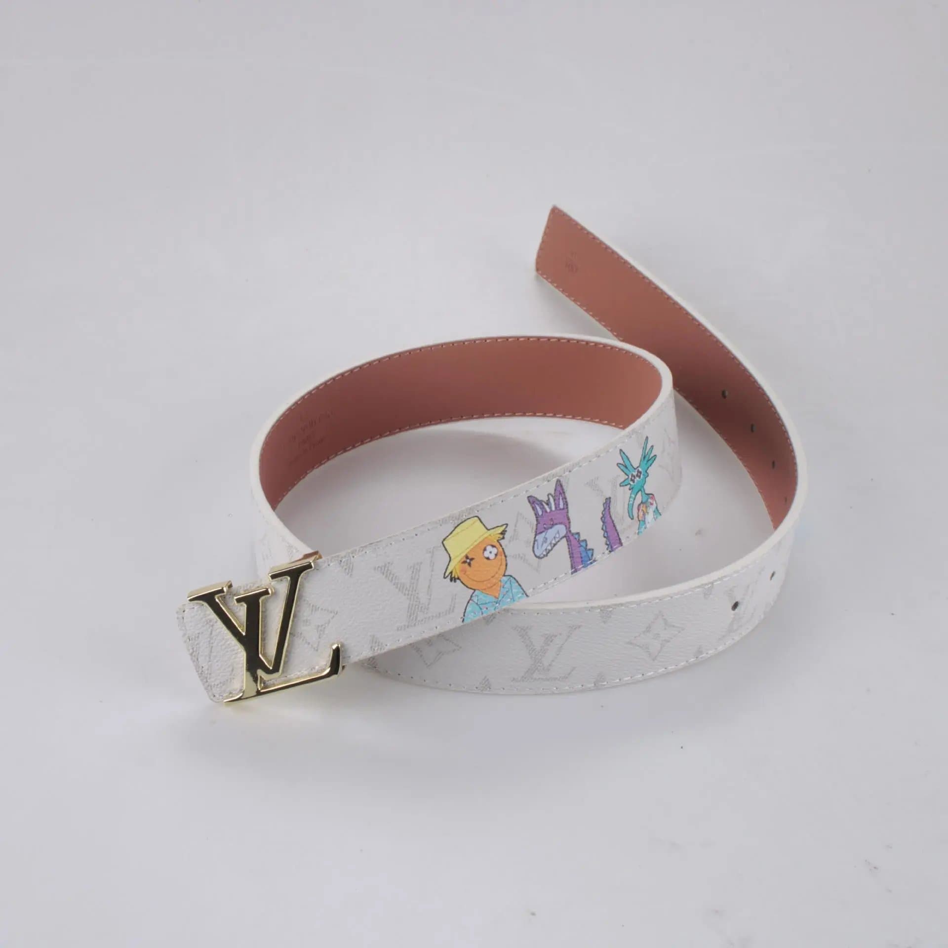 Louis Vuitton LV Belt KAWS Monogram Print
