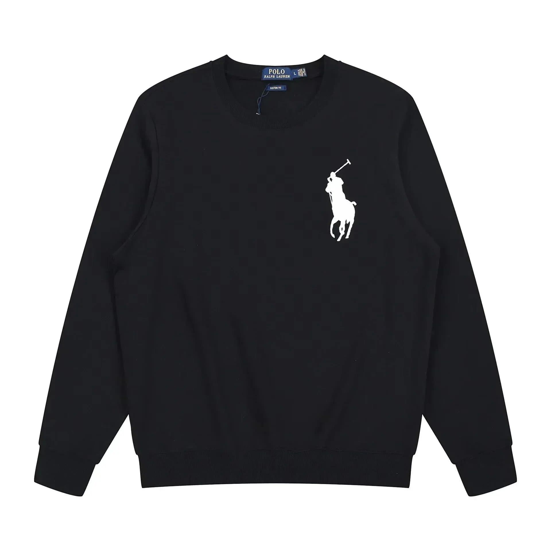 Polo Ralph Lauren Half-Zip Sweatshirt Heather Grey — ALBB-013