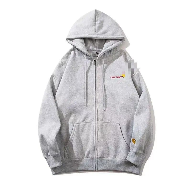 Carhartt Zip-Up Hoodie Logo Patch