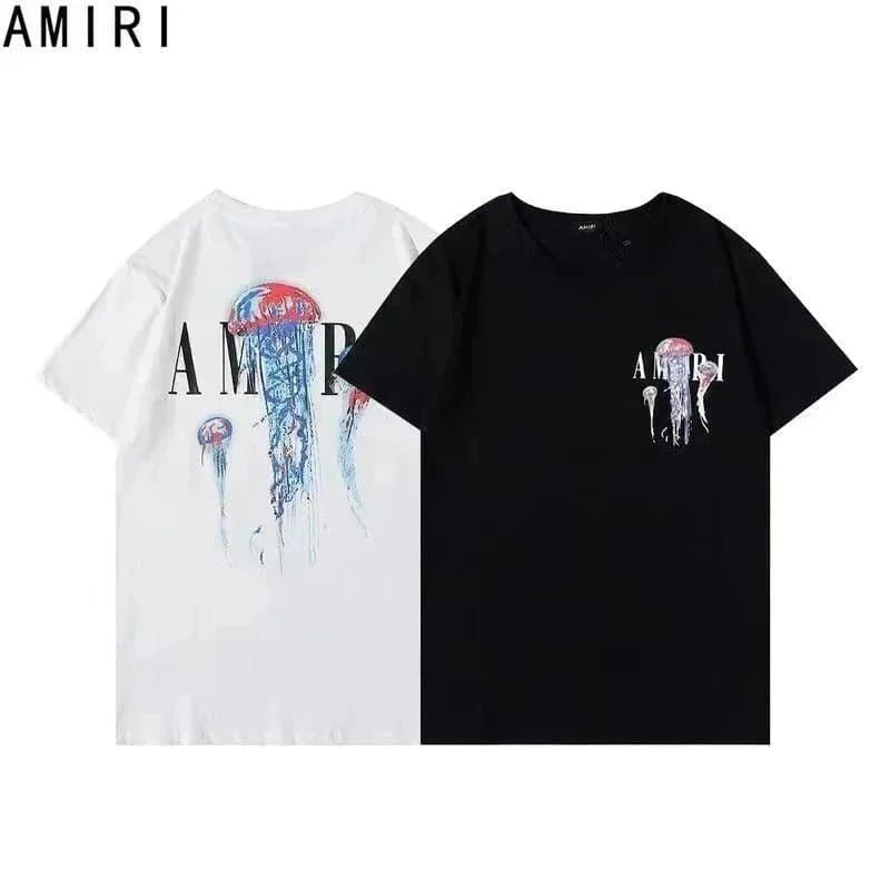 Amiri Graphic Tee Dripping Logo — ALBB-021白