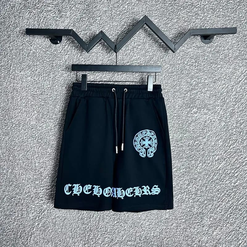 Logo Shorts Chrome Hearts Script